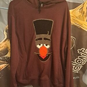 Playful Cartoon Face Hoodie